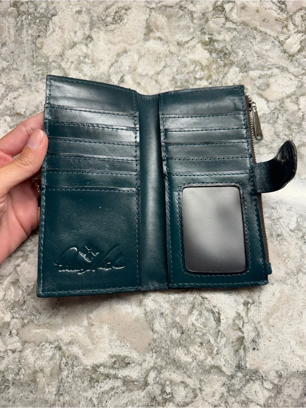 Patricia Nash Nazari wallet Green